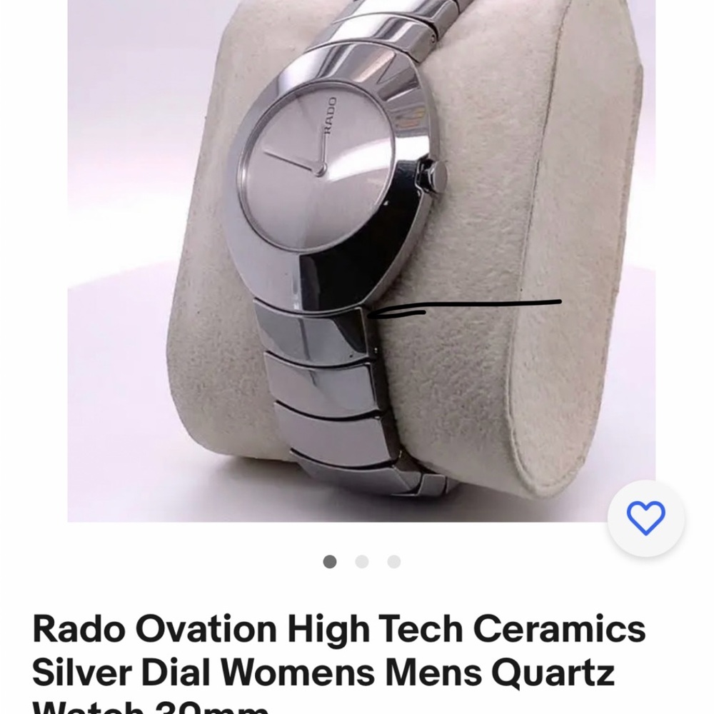 Rado Grey Ceramic Watch. Excellent condition!